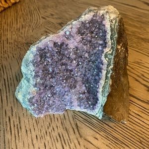 Beautiful genuine small crystalline amethyst